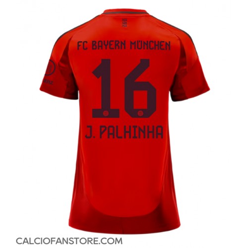 Maglia Calcio Bayern Munich Joao Palhinha #16 Prima Divisa Donna 2024-25 Manica Corta